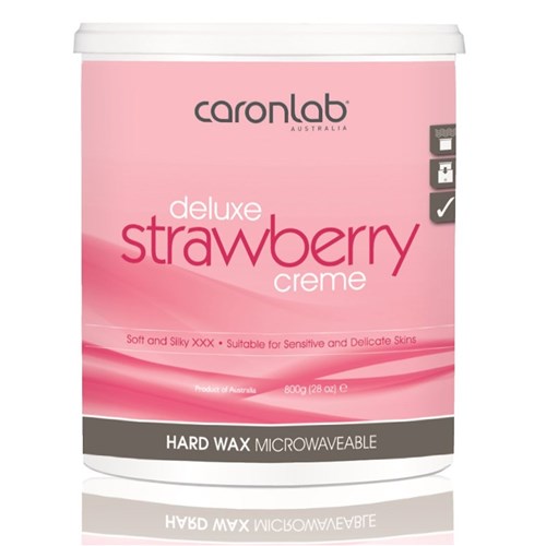 Deluxe Strawberry Creme Hard Wax Microwave To Pot